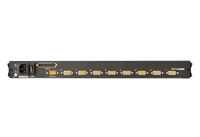 Aten CL5708NT Touchpad’i ve Türkçe Klavye'si Bulunan 8 Port PS/2-USB KVMP Switch