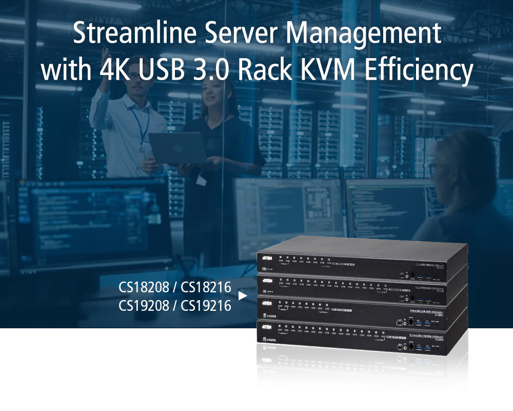 Aten CS19208 8-Port USB 3.0 4K DisplayPort KVM Switch - görsel 5