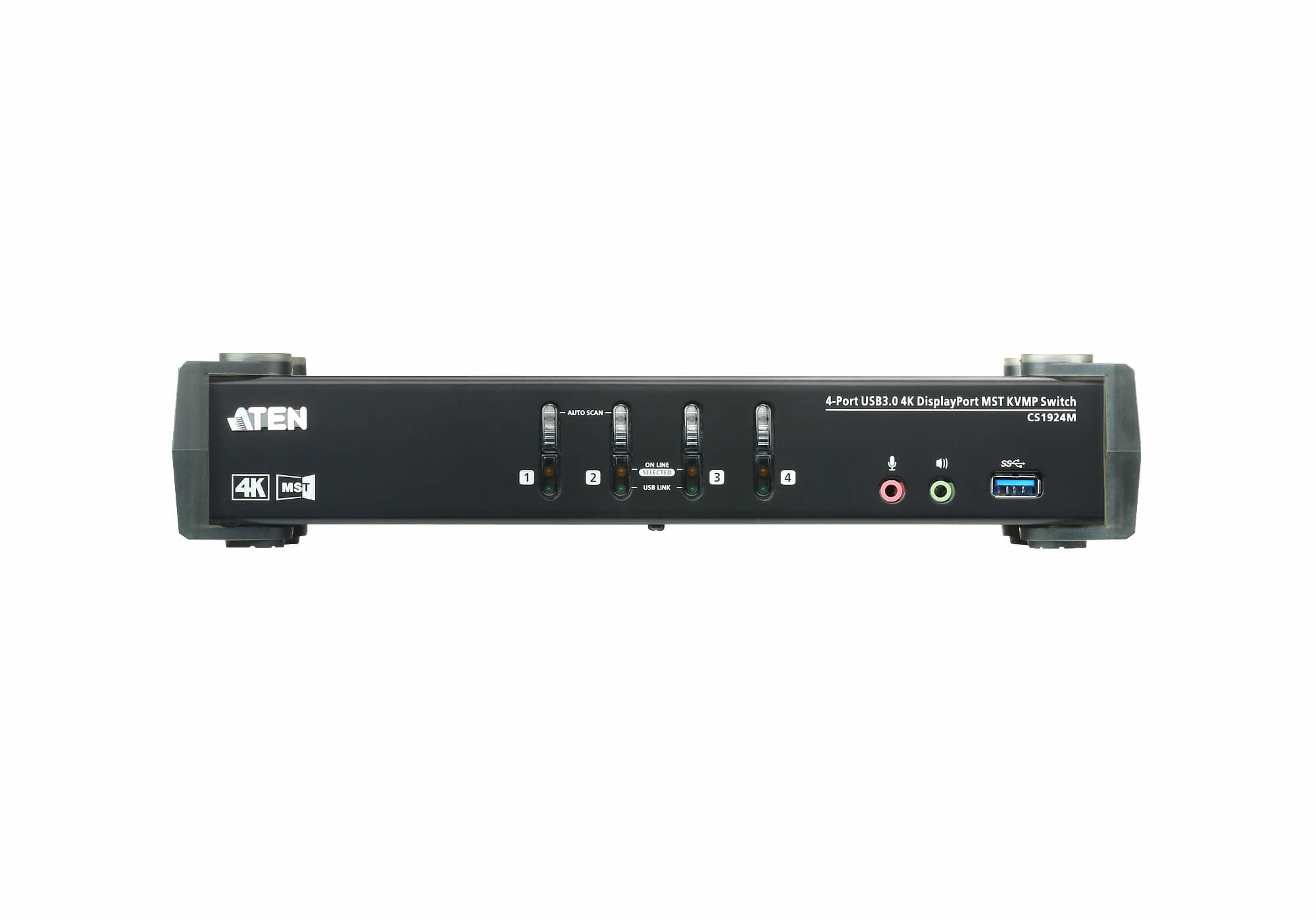 Aten CS1924M 4-Port USB 3.0 4K DisplayPort MST KVMP Periferi Switch - görsel 4