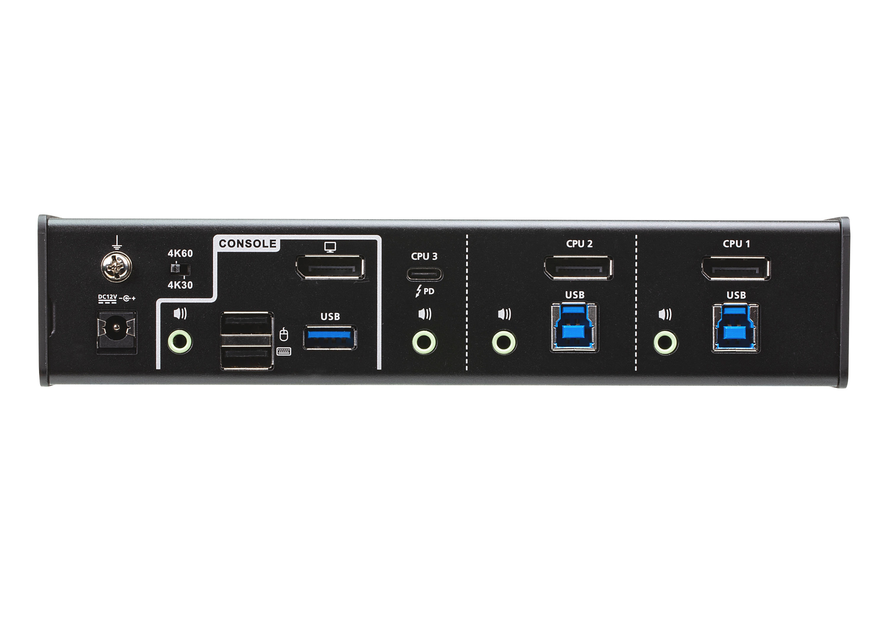 Aten CS1953 3-Port USB-C DisplayPort Hibrit KVMP Switch - görsel 3