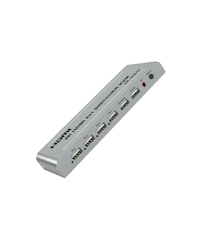 Novacom NVC-HDSW4 Hdmi+usb 1/4 KVM 4K Switcher - görsel 3