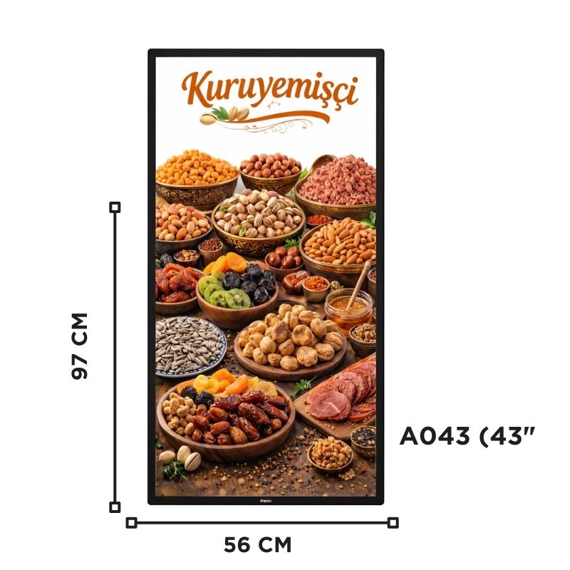 Anypay - Sharpa A043 (43) Android 11,2 - 43 Menu Panosu / İç Mekan