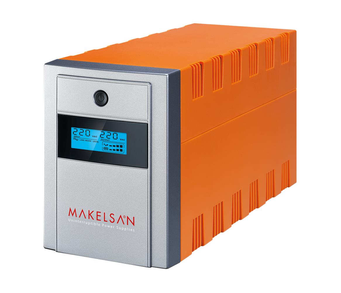 Makelsan Lion 1500 VA Line Interactive Ups 2*9Ah Akü - görsel 2