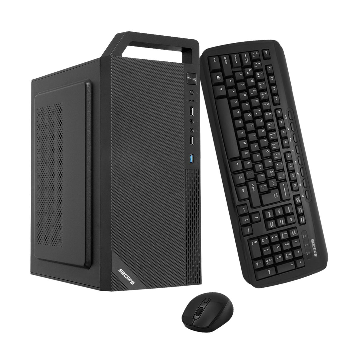 Seclife SC-A5515 Ryzen 5500 8GB 256GB Nvme 2GB VGA 300W Dos