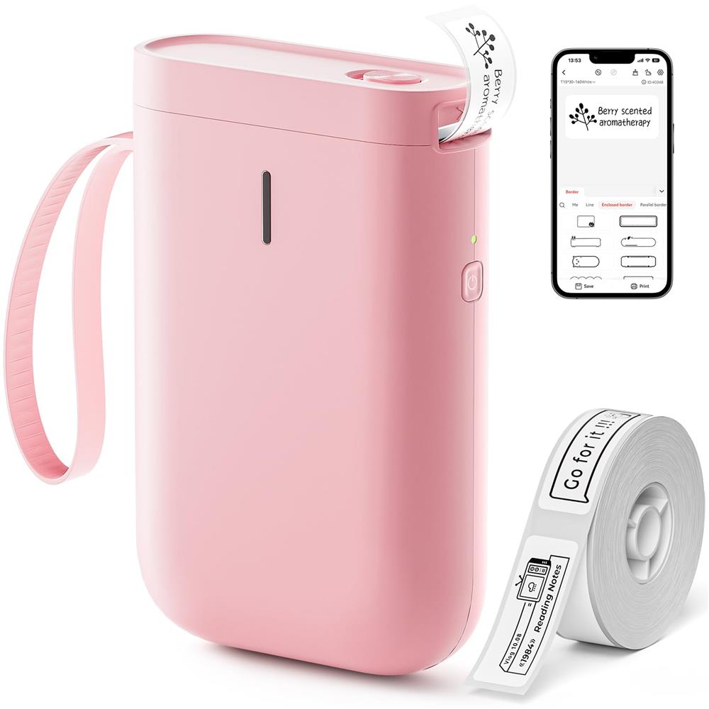 NIIMBOT D11 Pembe Termal Taşınabilir Bluetooth Etiket Yazıcısı - görsel 2