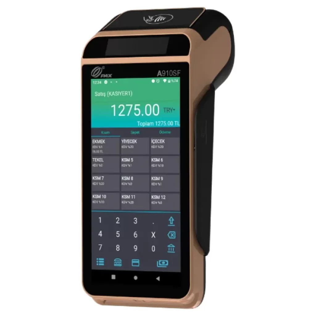 PAX A910SF Android YazarkasaPOS - görsel 3