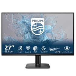 Philips 27" 27E2N1500L/01 IPS 2K 4ms 2560x1440 75Hz DP/HDMI/VESA Monitör Siyah