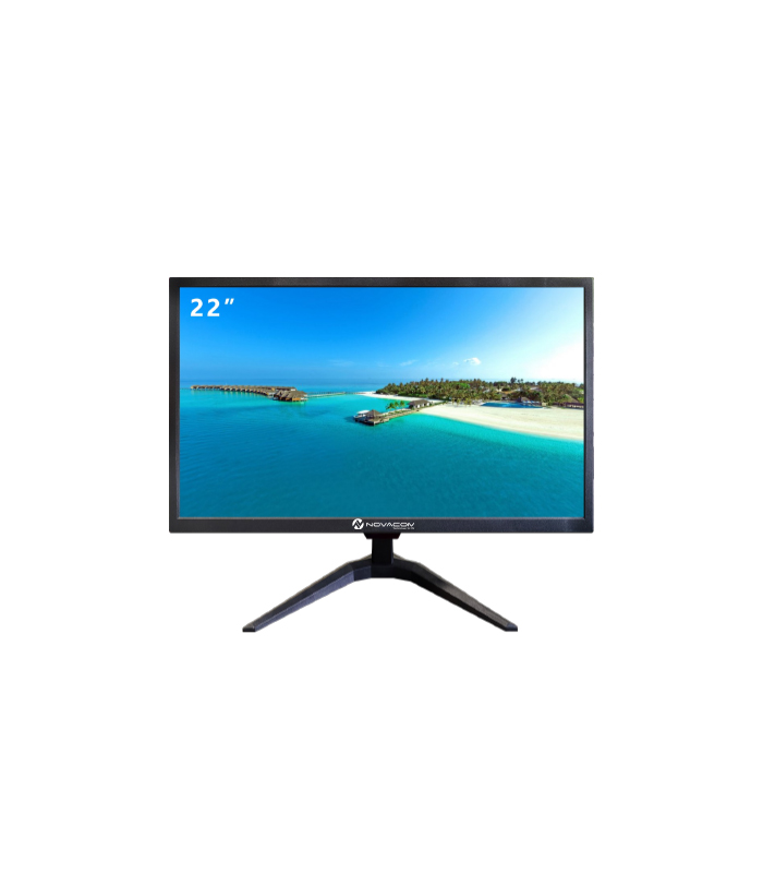 NOVACOM NVC-LED22AR CCTV MONİTÖR (AUDIO-HDMI -VGA GİRİŞ KUMANDALI)