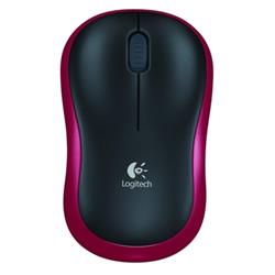 Logitech M185 (910-002237) Kırmızı Kablosuz Mouse - görsel 2
