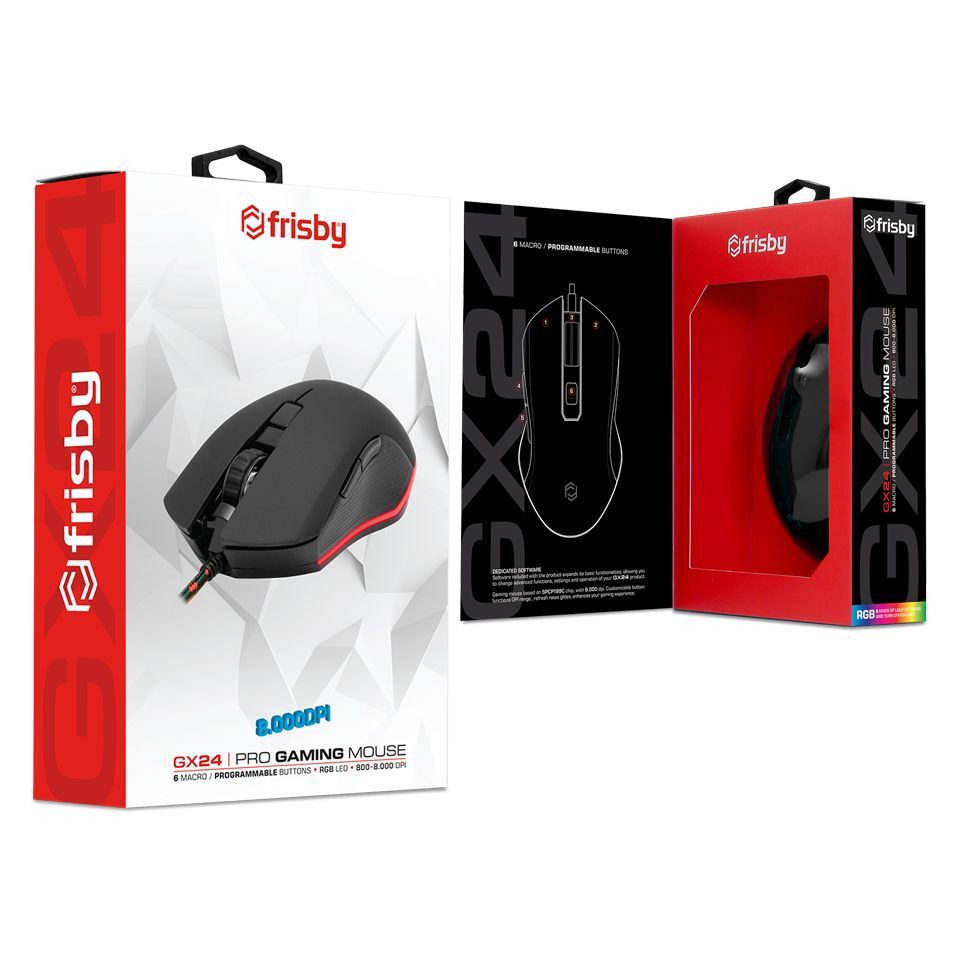 Frisby FM-G3345K Programlanabilir 8.000DPI RGB Oyuncu Mouse (GX24) - görsel 5