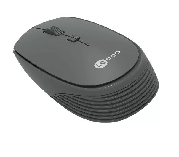 Lenovo Lecoo WS202 Nano Alıcılı Kablosuz 1600dpi Gri 4 Tuş Mouse - görsel 2