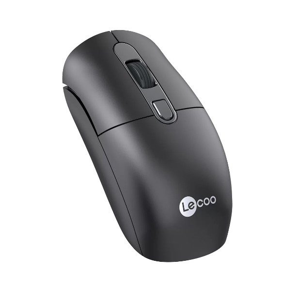 Lenovo Lecoo M2001 Nano Alıcılı Kablosuz 1600dpi Siyah 4 Tuş Mouse - görsel 2