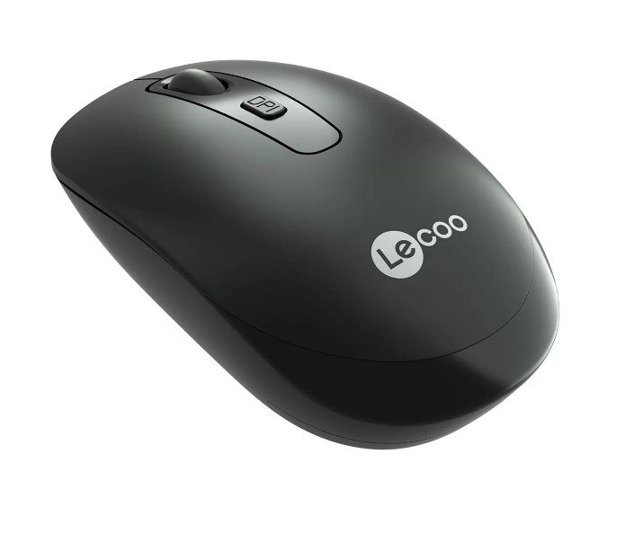 Lenovo Lecoo WS205 Nano Alıcılı Kablosuz 1600 DPI Siyah 4 Tuş Mouse - görsel 3