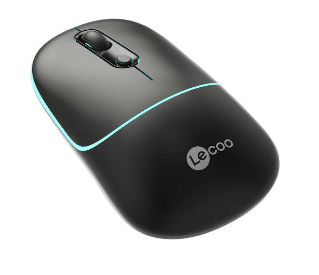 Lenovo Lecoo WS210 WiFi+ Bluetooth Kablosuz 2.4Ghz Siyah 6Tuşlu Şarjlı Mouse - görsel 2