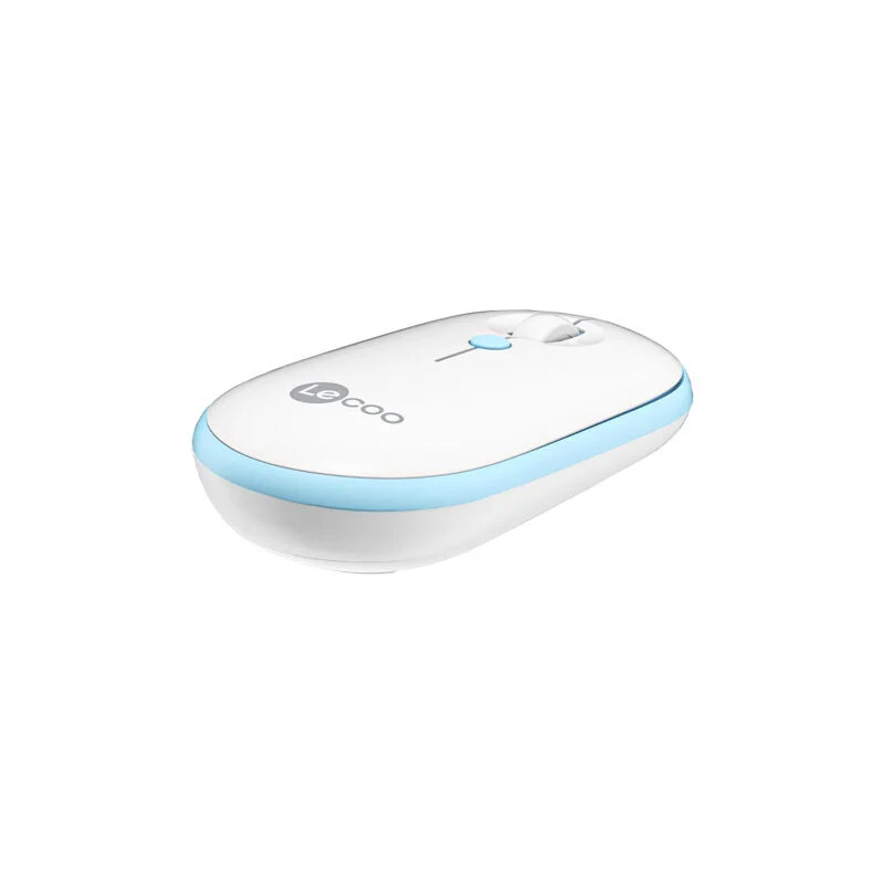 Lenovo Lecoo WS212 USB Kablosuz Beyaz&Mavi 4 Tuş Mouse - görsel 3