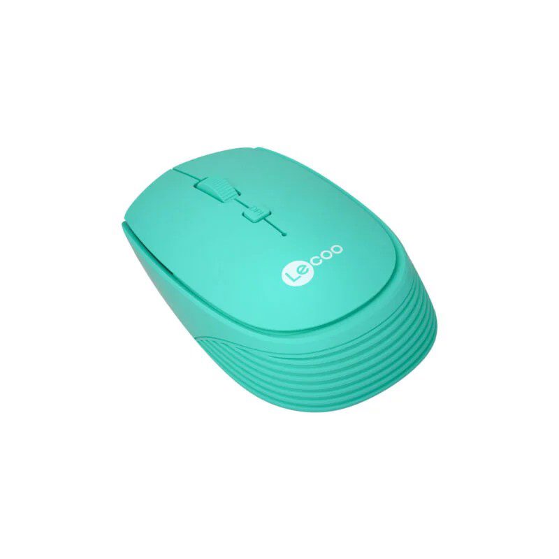 Lenovo Lecoo WS202 Kablosuz 1600DPI 4 Tuşlu Optik Mouse Turkuaz - görsel 2