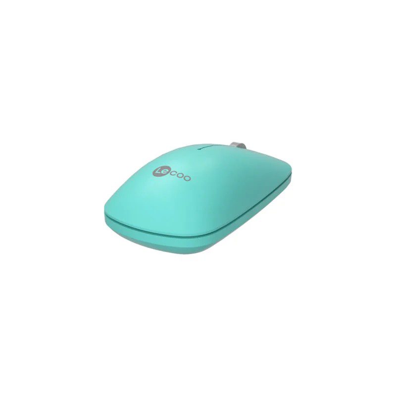 Lenovo Lecoo WS214 Kablosuz 1200DPI 3 Tuşlu Optik Mouse Turkuaz - görsel 3