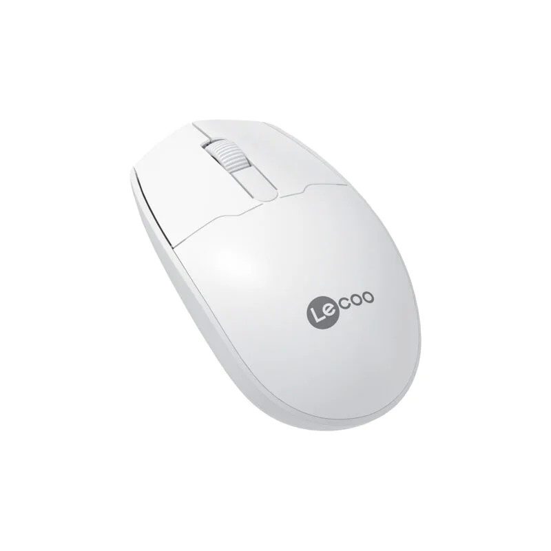 Lenovo Lecoo WS204 Kablosuz 1200DPI 3 Tuşlu Optik Mouse Beyaz - görsel 2