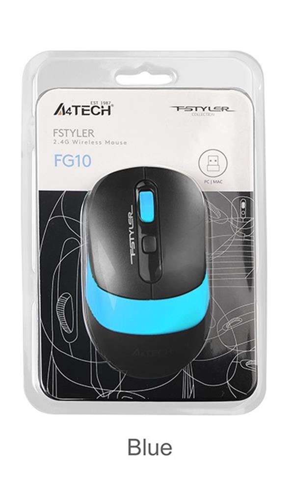 A4 Tech Fg10 Mavi Nano Kablosuz Optik 2000 Dpı Mouse - görsel 2