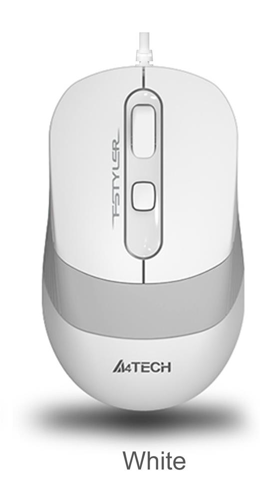 A4 Tech Fm10 Usb Fstyler Beyaz Optik 1600 Dpı Mouse