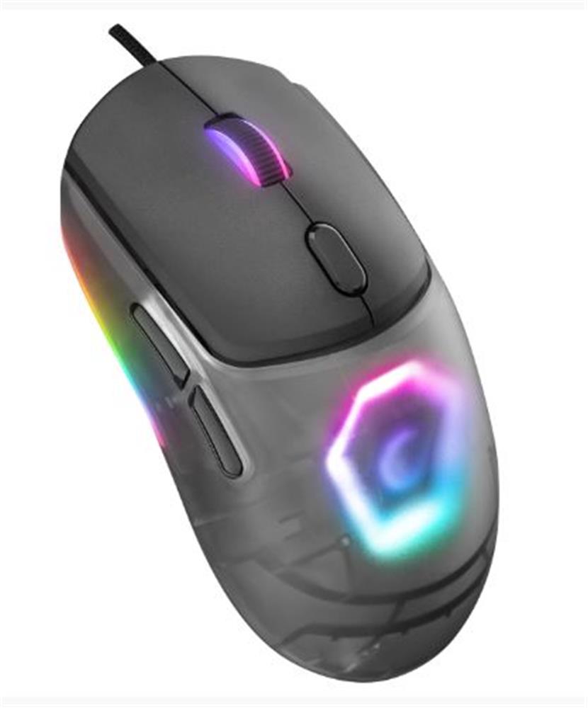 Rampage Hyalo M1 Siyah Değiştirilebilir 3 Kapaklı RGB 12000 DPI Gaming Oyuncu Mouse - görsel 2