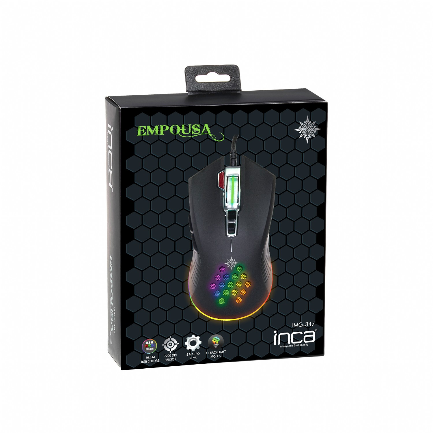 İnca IMG 047T RGB MACRO Gaming Mosue - görsel 4