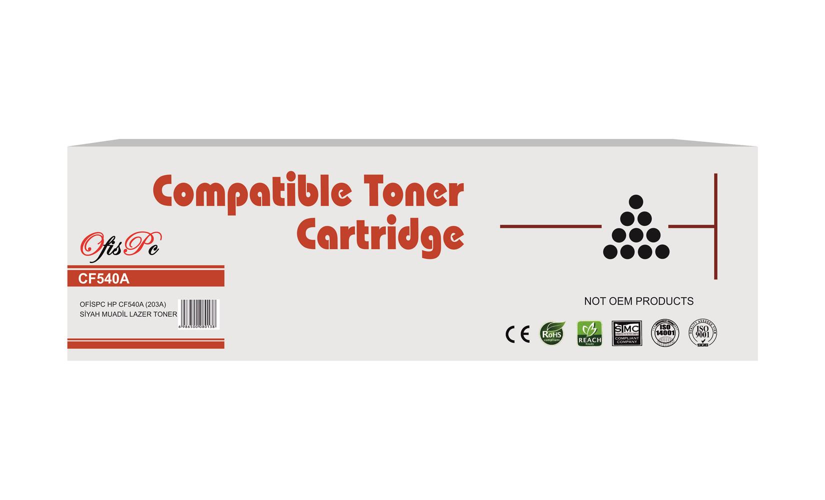 OFİSPC HP 203A CF542A Sarı 1.300 Sayfa Çipli Muadil Toner