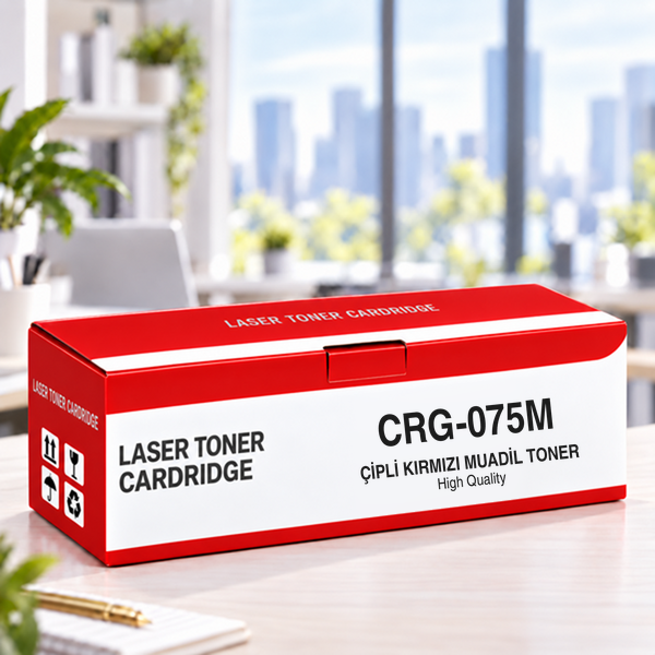 Canon CRG-075M Çipli Kırmızı Muadil Toner 1.3K | YUGUBİ