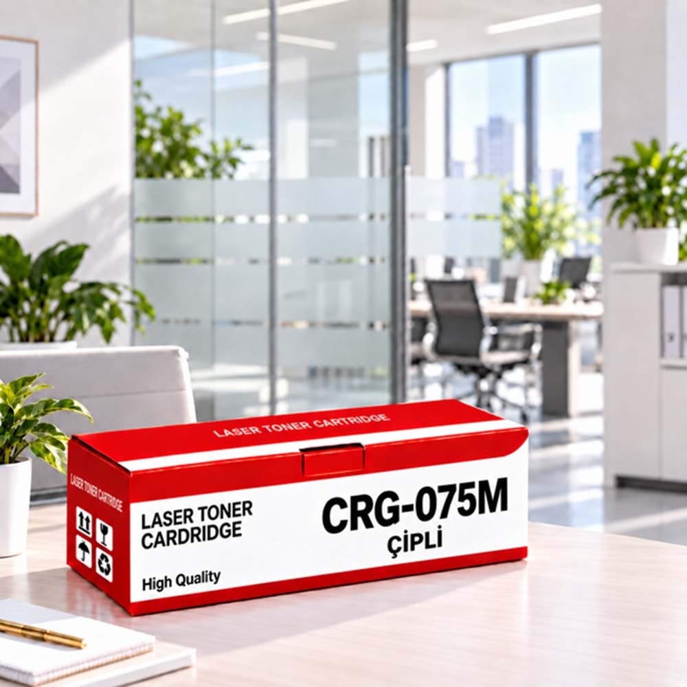Canon CRG-075M Çipli Kırmızı Muadil Toner 1.3K | YUGUBİ - görsel 2