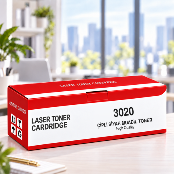 Yugubi Xerox 3020 Yeni Versiyon Çipli Muadil Toner 1.5K - Kolisi 20 Ad