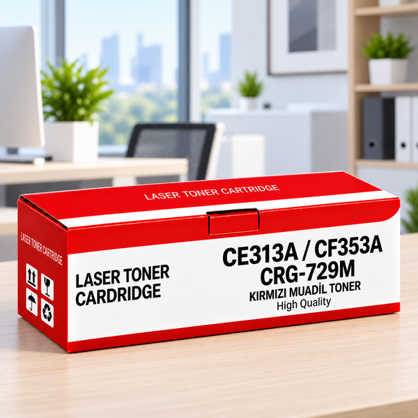 Yugubi Hp Ce313A / Cf353A / Canon Crg-729M Kırmızı Muadil Toner 1K - Kolisi 48 Ad