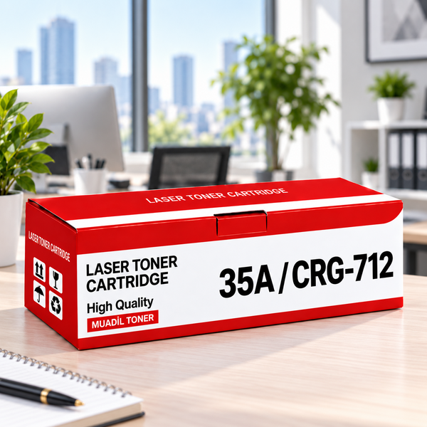 Yugubi Hp 35A / Canon Crg-712 Muadil Toner 1.5K - Kolisi 30 Ad