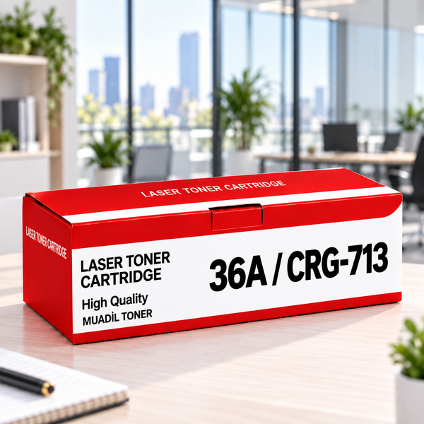 Yugubi Hp 36A / Canon Crg-713 Muadil Toner 2K - Kolisi 20 Ad