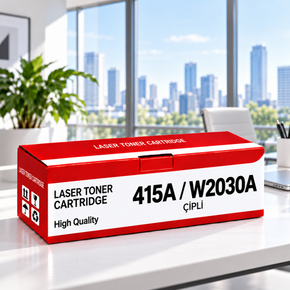 HP 415A W2030A Çipli Siyah Muadil Toner 2.4K - görsel 2