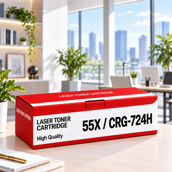 Yugubi Hp 55X / Canon Crg-724H Muadil Toner 12.5K - Kolisi 10 Ad