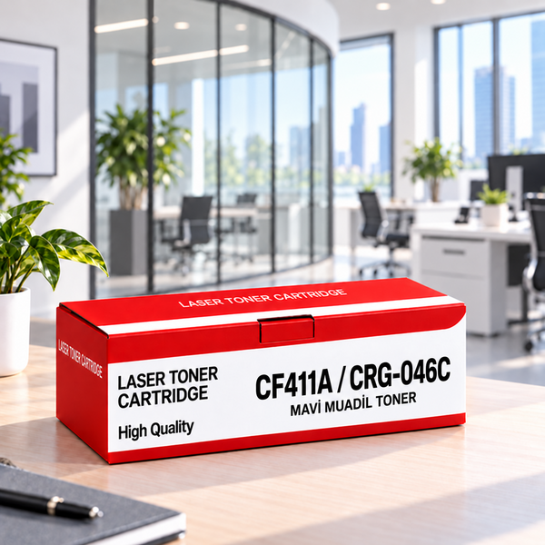 Yugubi Hp Cf411A / Canon Crg-046C Mavi Muadil Toner 2.3K - Kolisi 30 Ad