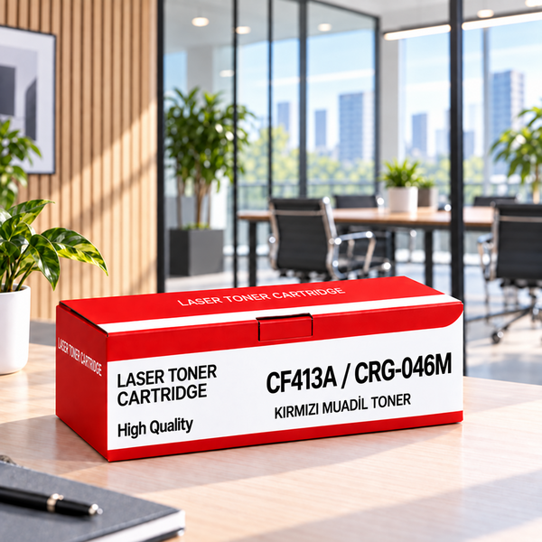 Yugubi Hp Cf413A / Canon Crg-046M Kırmızı Muadil Toner 2.3K - Kolisi 30 Ad