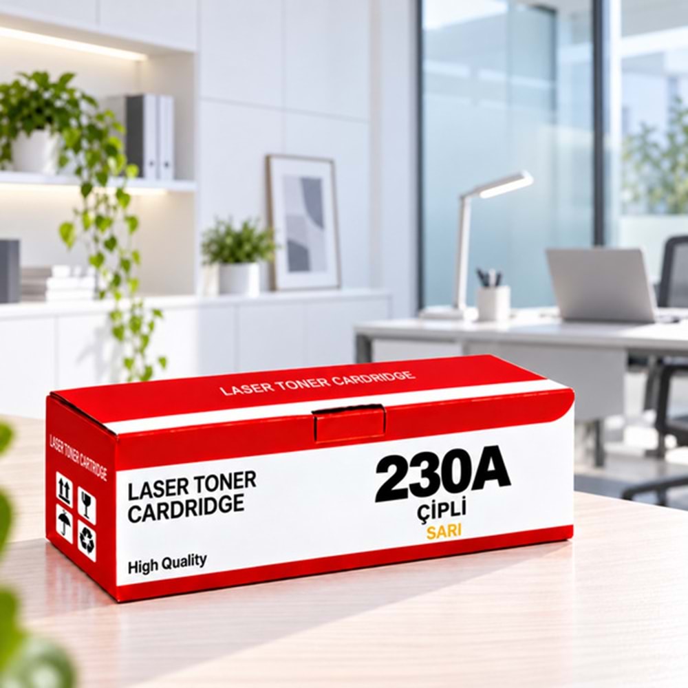 HP 230A W2302A Çipli Sarı Muadil Toner 1.8K | YUGUBİ - görsel 2