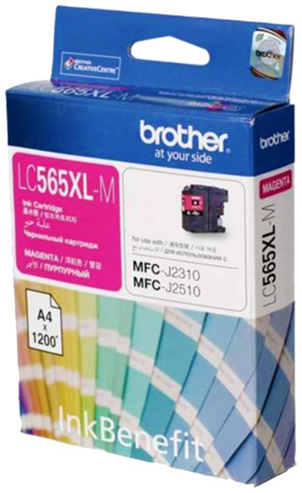 Brother LC565XLM Magenta Kırmızı 1.200 Sayfa Kartuş MFC-J3520/J3720