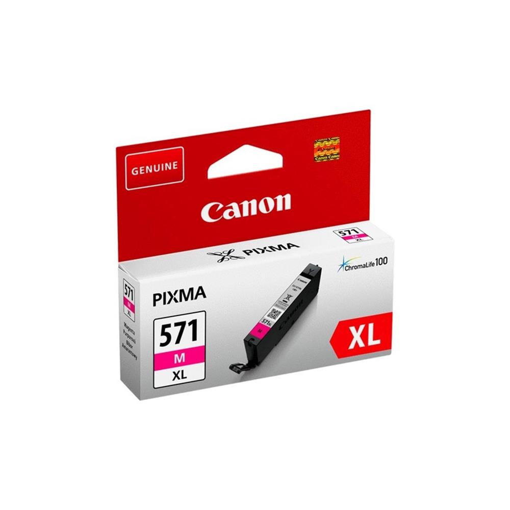 Canon CLI-571XL M Magenta Kırmızı Yüksek Kapasiteli Mürekkep Kartuş TS5050/9050