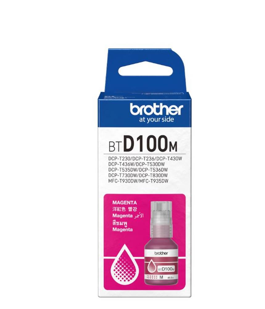 Brother BTD100M Magenta Kırmızı 5.000 Sayfa Şişe Mürekkep DCP-T430/T530/T730/T830 MFC-T930/T935