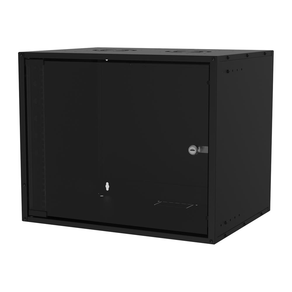 S-link SL-U9 Yeni Nesil 9U Soho Rack Kabin W 530mm D 400mm Siyah - görsel 2