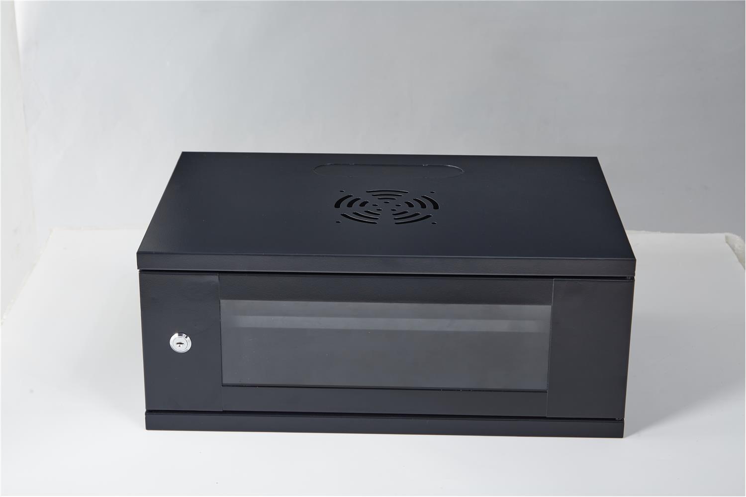 Racksan SE-6407S 7U Duvar Tipi Kabinet (350*530*400) Raf+Fan+Priz - görsel 2