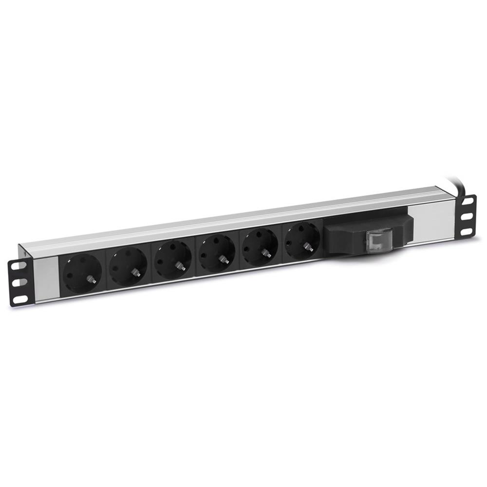 Formrack F082PR12SA 12 lı 19" Sigortalı Aluminyum Priz