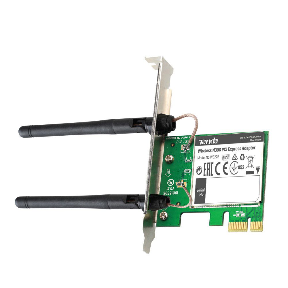 Tenda W322E WiFi-N 300Mbps PCI-E Wifi Adaptör - görsel 4