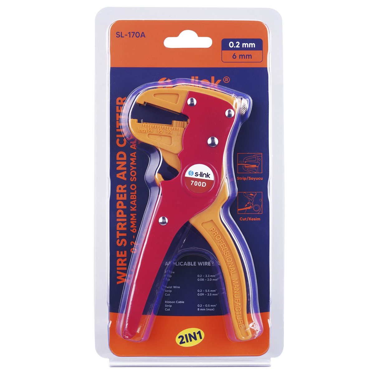 S-link SL-170A 0.2-6mm Kablo Soyma Aleti - görsel 3