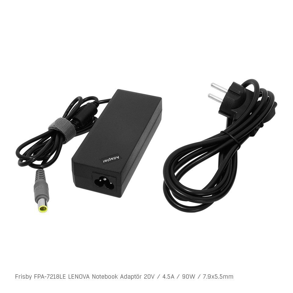 Frisby FPA-7218LE 20V 4.5A 7.9 x 5.5mm Notebook Adaptör (Lenova) - görsel 2