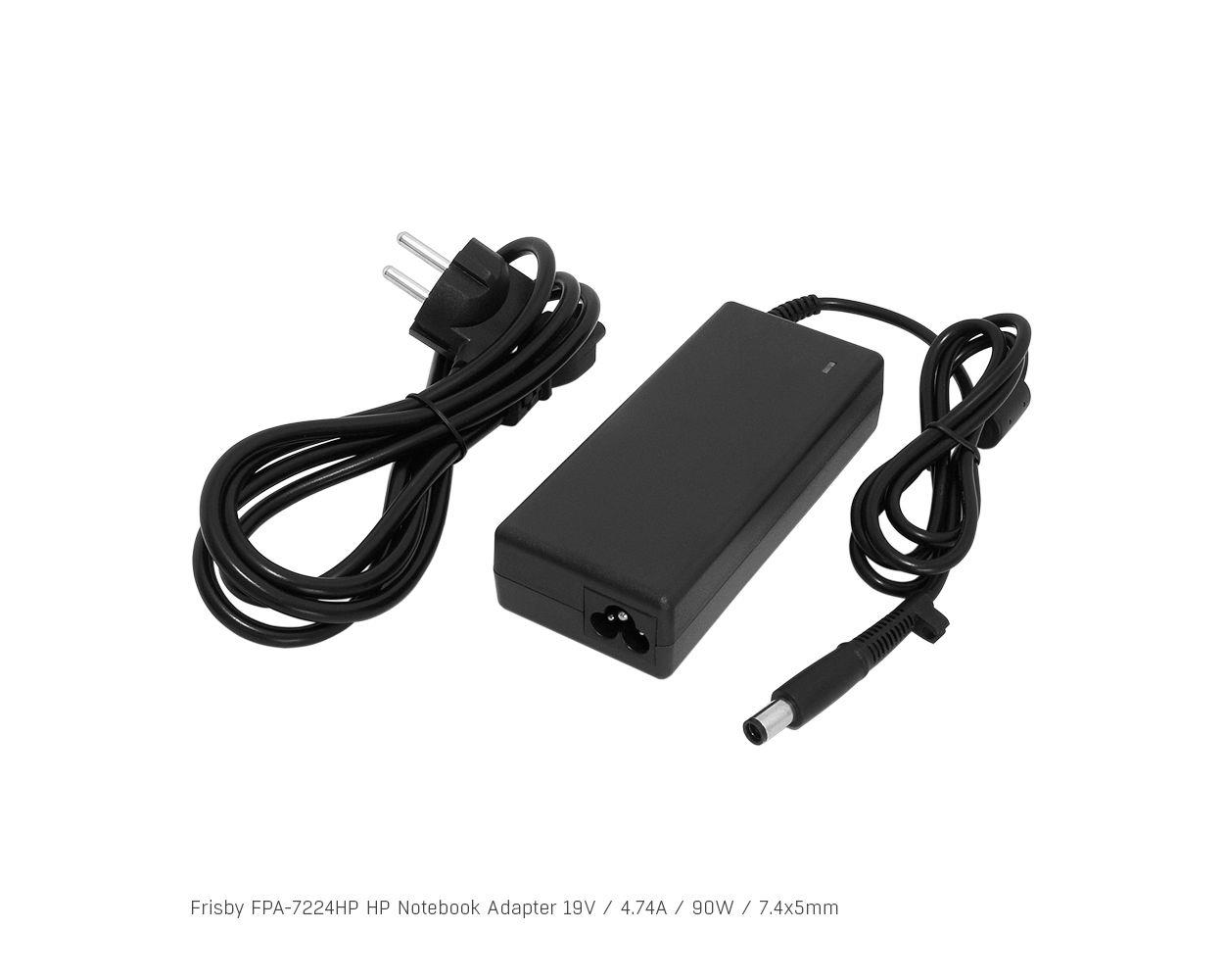 Frisby FPA-7224HP Notebook Adaptör (HP) 19V 4.74A (Uç Boyutu 7.4 x 5.0mm)