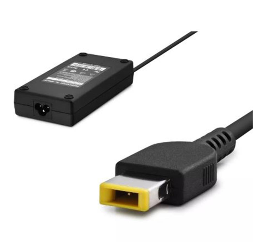 Hadron GXHH2 LENOVO/ IBM Uyumlu 20V 8.5A 170W Laptop Adaptörü (Usb Tip Sarı Kare Uç) Siyah