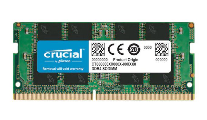 8GB Crucial 3200Mhz DDR4 CT8G4SFRA32A Notebook Ram